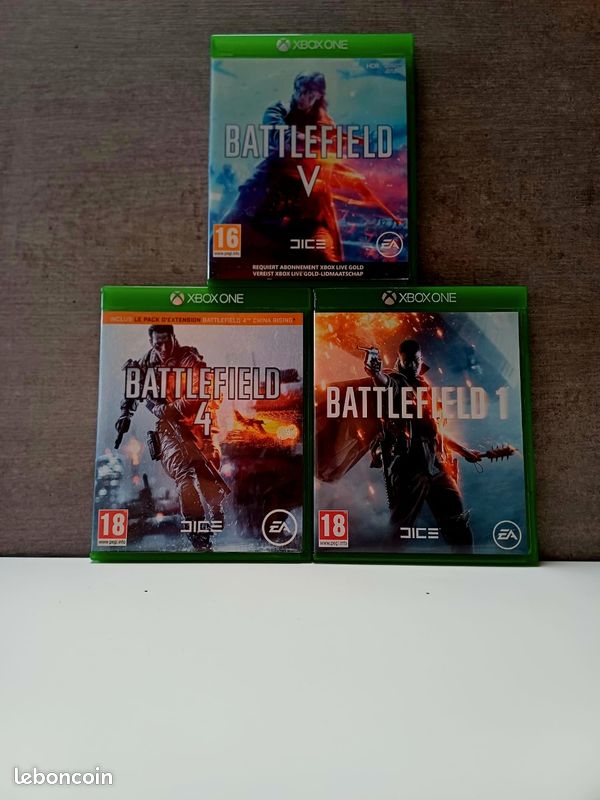 Pack De 3 Jeux Xbox One En Français (VF) – Neufs Sous Blister – PEGI 18