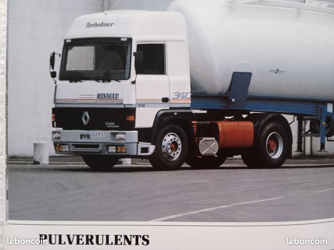 1988_ Camions RENAULT_ Cat. 16 p._" Trs CITERNIER "_ PARFAIT ÉTAT (image 1)