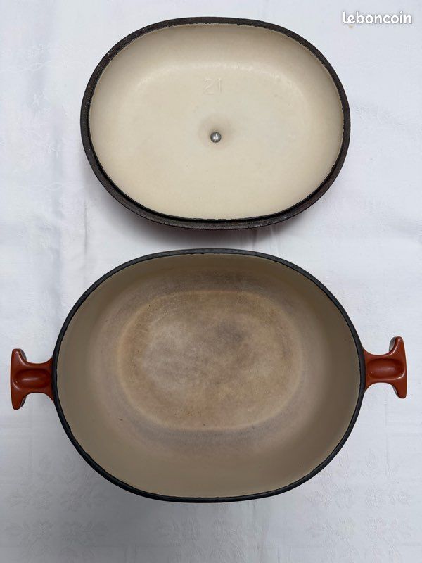 Cocotte en Fonte CREUZET N°21 Ovale (image 2)