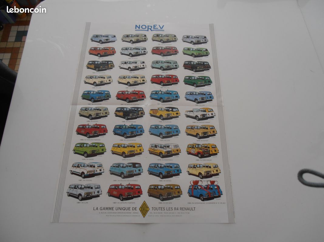 Affichette Revendeur NOREV - DKW Junior - Échelle 1/43 - Originale