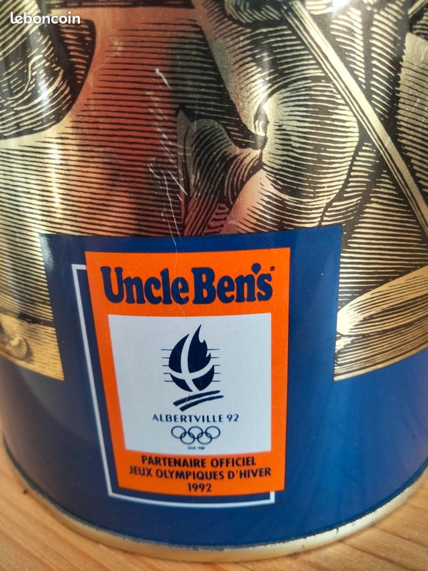 Uncle Ben's Boîte publicitaire en fer - Luminaires de Luxe | Matériaux