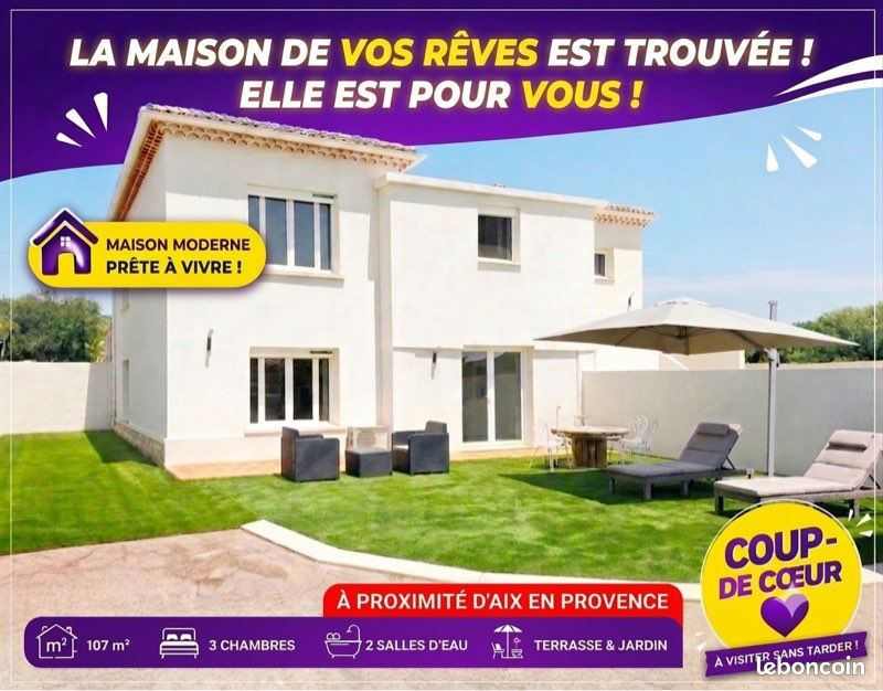 Maison 5 pièces 108 m² · à La Fare-les-Oliviers · 108 m² · 359 000 €