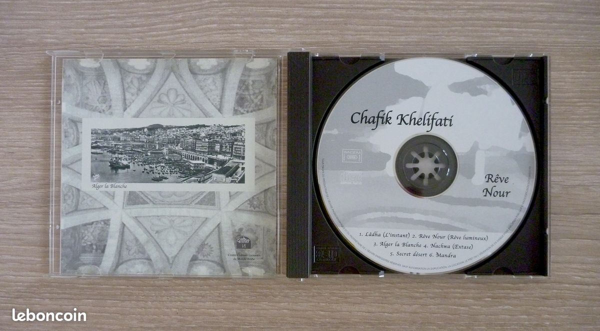 CHAFIK KHELIFATI Rêve Nour CD album musique orientale 6 titres - C. NEUF (image 3)