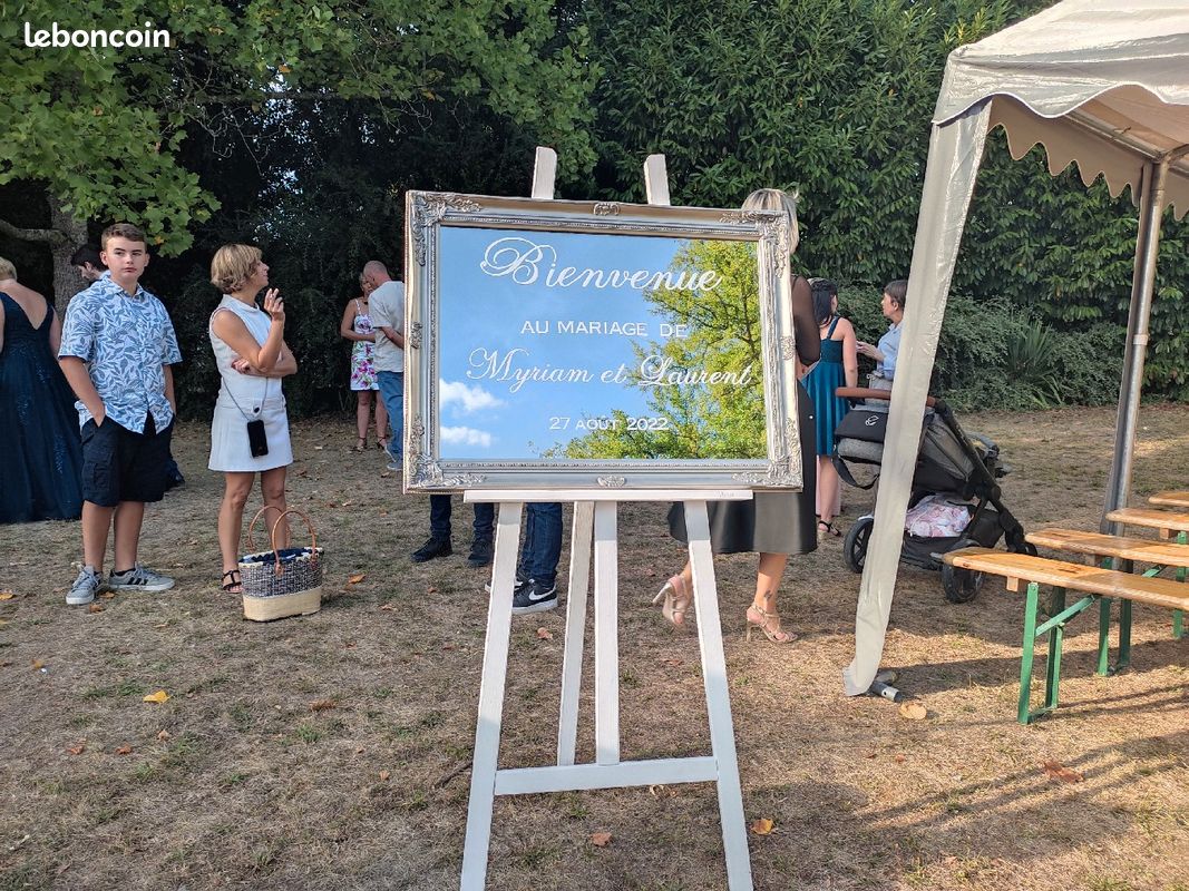 Miroir + chevalet (image 1)