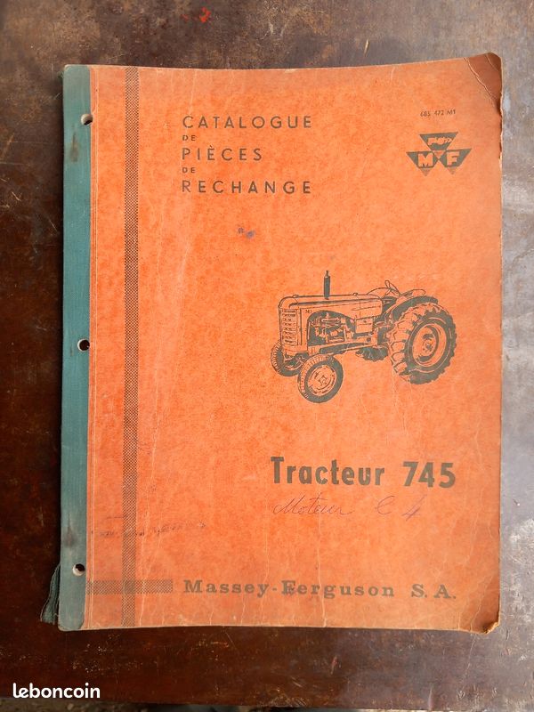 Catalogue pièces massey ferguson 745 (image 1)