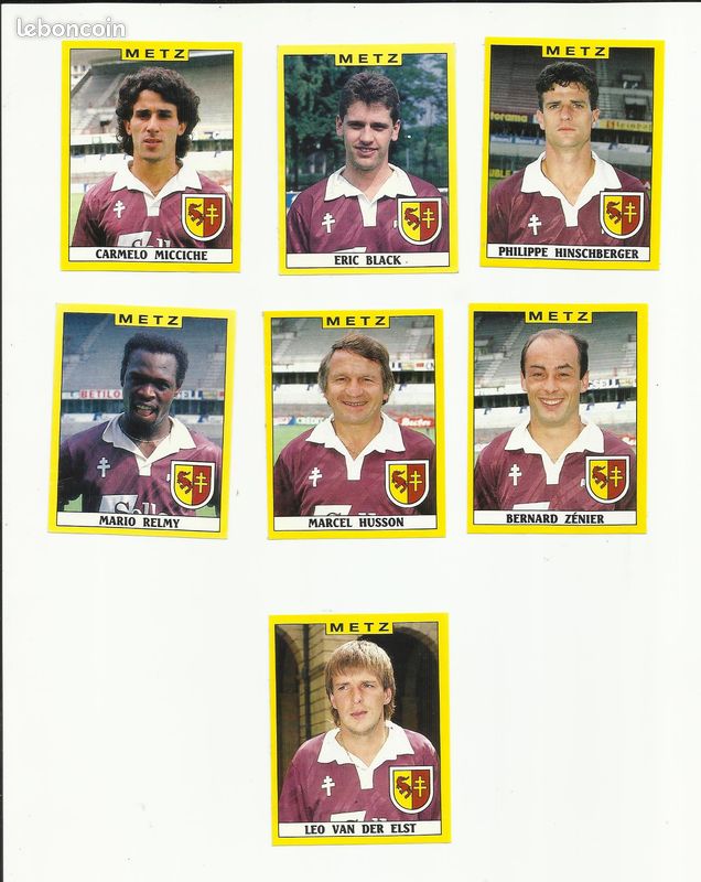 Image Sticker Vignette Cromo n°11 Alain ROCHE Auxerre FOOT 92 PANINI