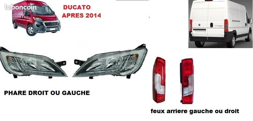 Feu Arrière Gauche Pour Fiat Ducato / Peugeot Boxer / Citroën Jumper - Réf ALKAR 2205920 - Occasion