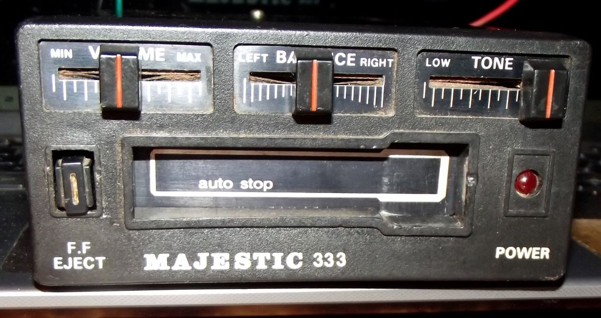Lecteur cassette de voiture vintage k7 3 Lecteur cassette de