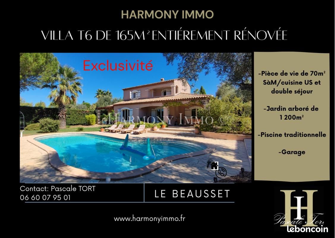 Maison 6 pièces 165 m² · au Beausset · 165 m² · 920 000 €