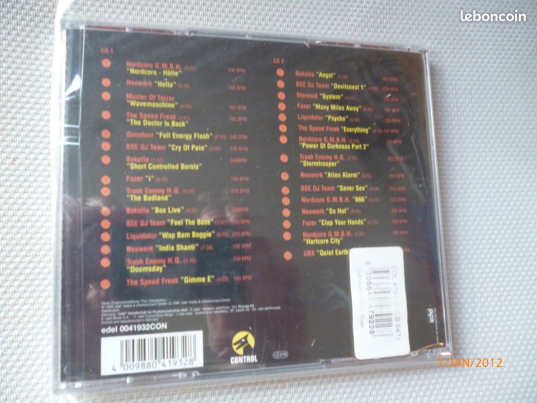 TERRORDROME VII et X Scellés Electronic Style: Speedcore, Hardcore, Gabber, Acid, Techno (image 2)
