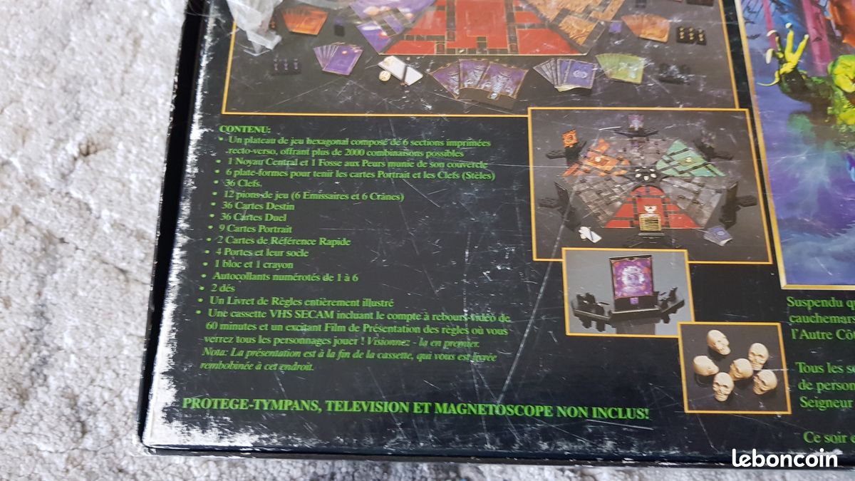 Jeu De Société Vintage Atmosfear Les Émissaires - Mattel 1995, à Partir De 12 Ans