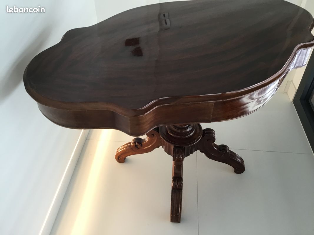 Table guéridon violon Louis Philippe (image 8)