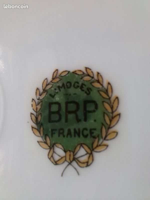 Lot de 6 assiettes limoge BRP (image 6)