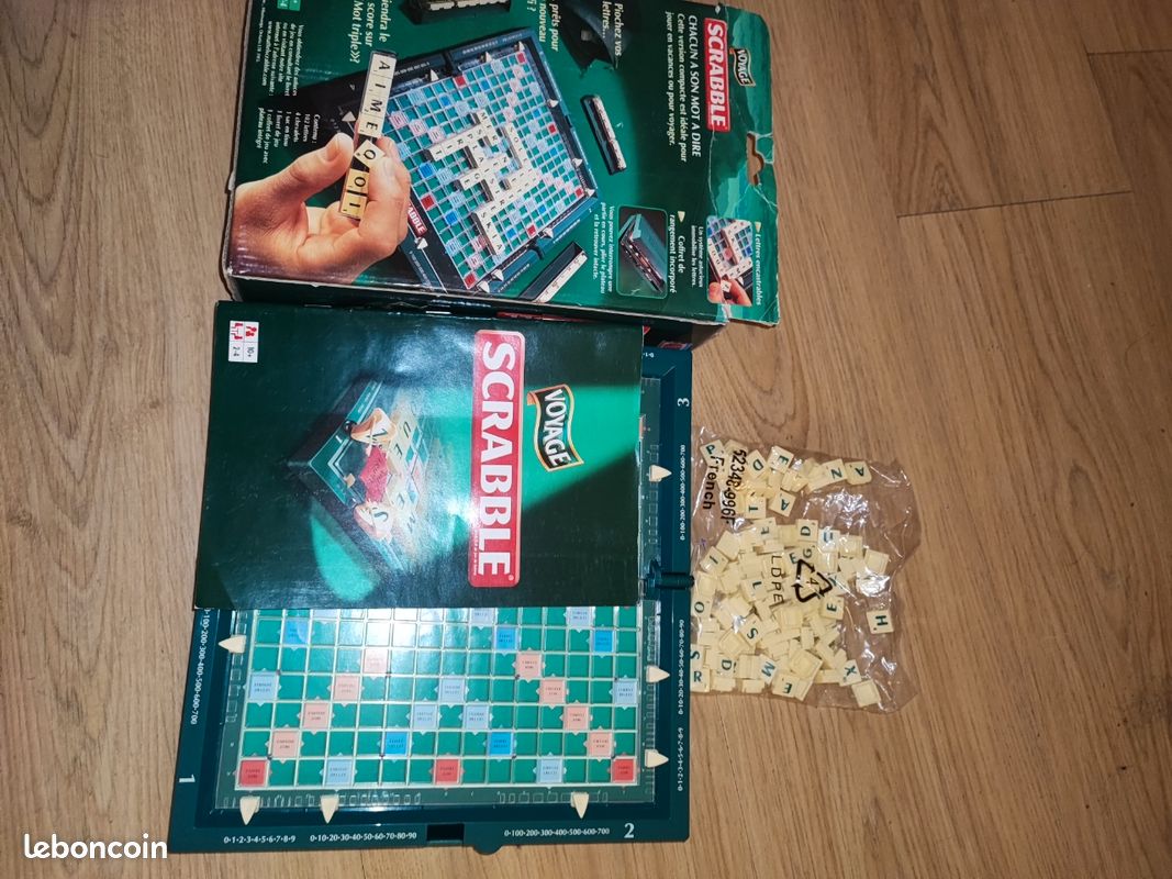 Scrabble voyage MANQUE SAC/BARRETTES - Jeux & Jouets