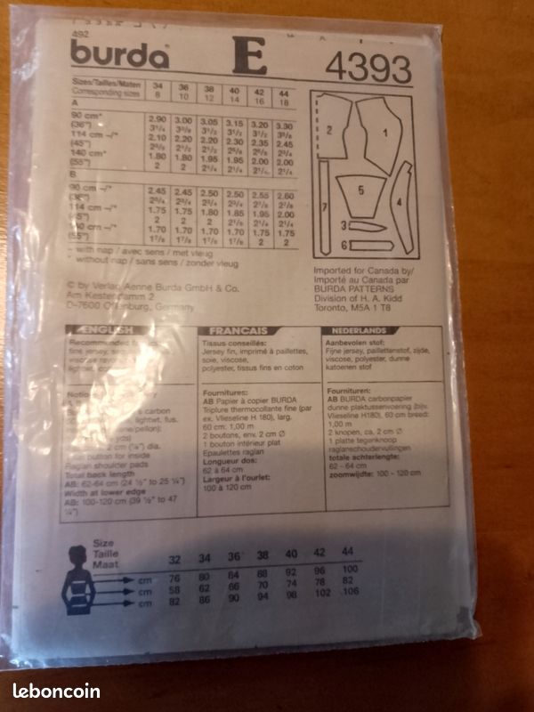 Patron couture burda Chemisier (image 2)