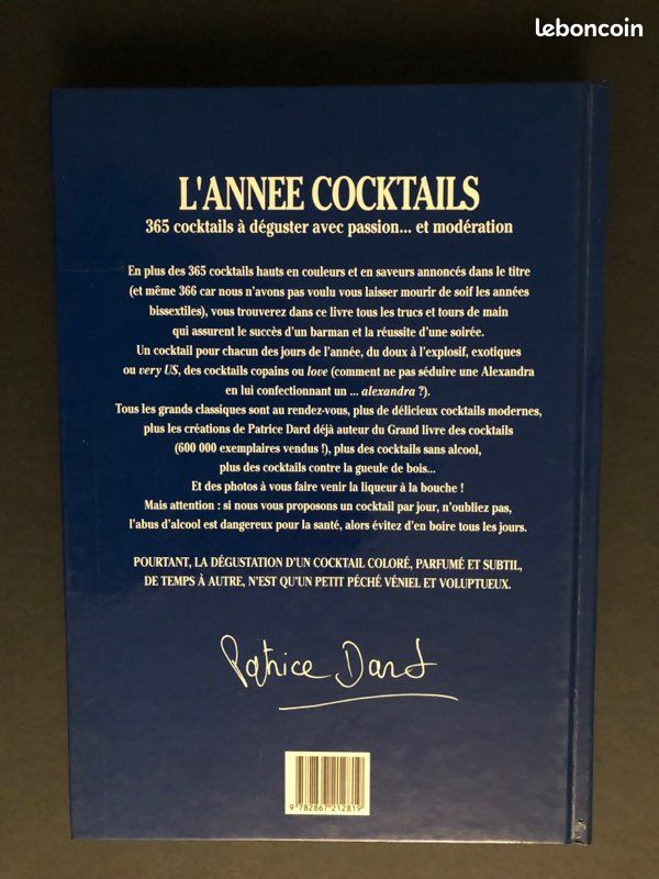 Livre cocktails « l’Année cocktails » (image 2)