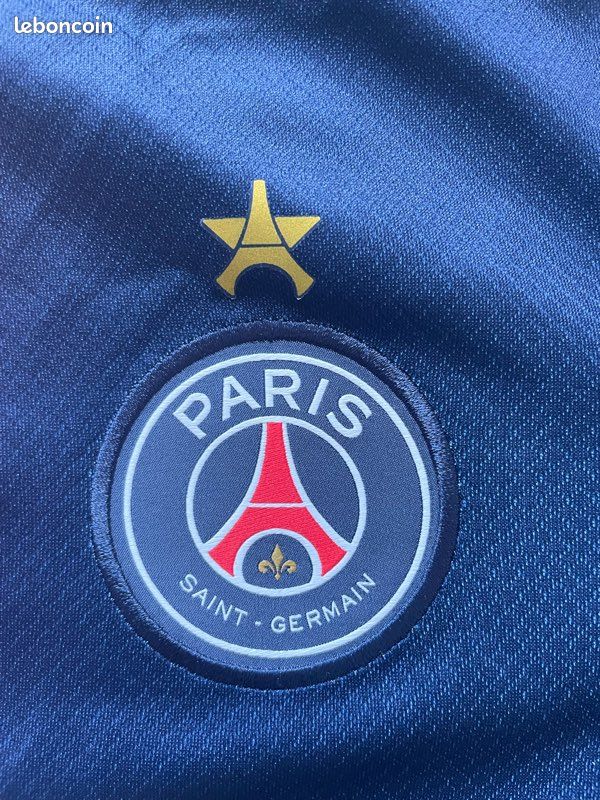 Maillot collector PSG étoile ligue des champions S Femme Vêtements