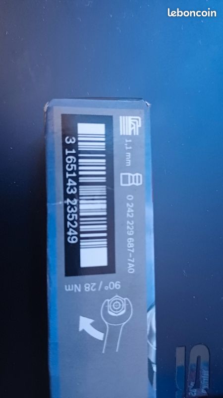 Bougies d'allumage +22 WR 8 DCX+ BOSCH (image 3)
