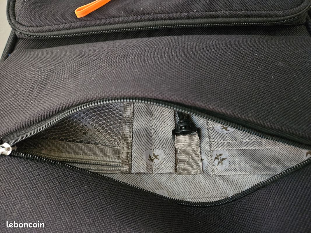Valise noir pratique extensible (image 2)