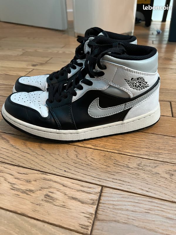 Jordan 1 mid white shadow (image 4)