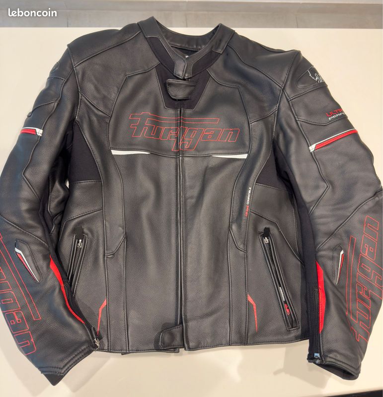 Furygan - Blouson Nitros Noir / Rouge