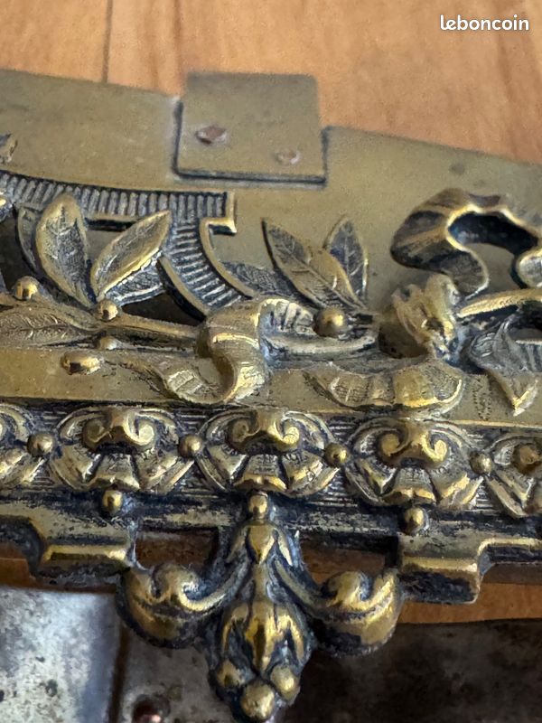 Cadre Photo Ancien Bronze/Laiton Style Napoléon III - Taille XXL, N°13