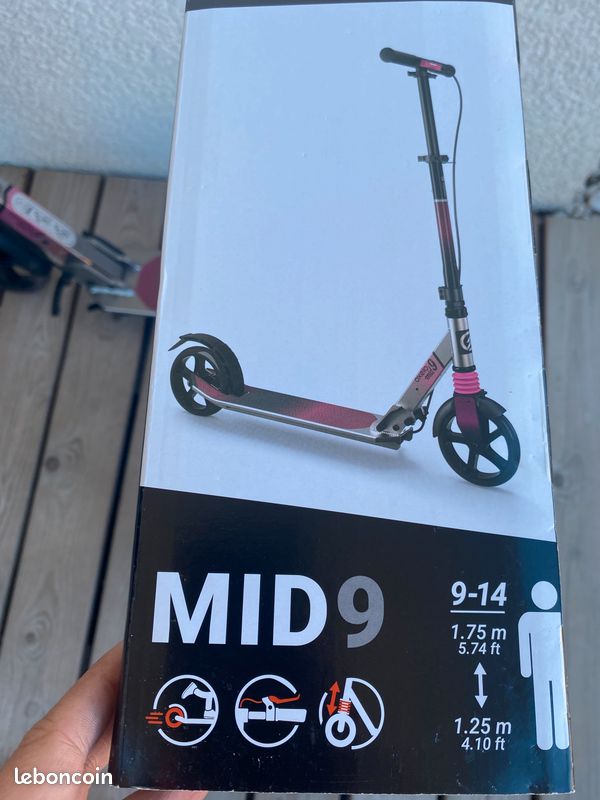 Trottinette pliable et réglable en hauteur (image 2)