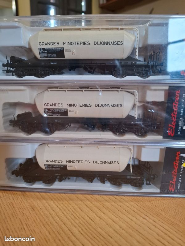 Wagon Transport De Bois Electrotren 1621K - Train Miniature échelle HO, Livraison Mondiale