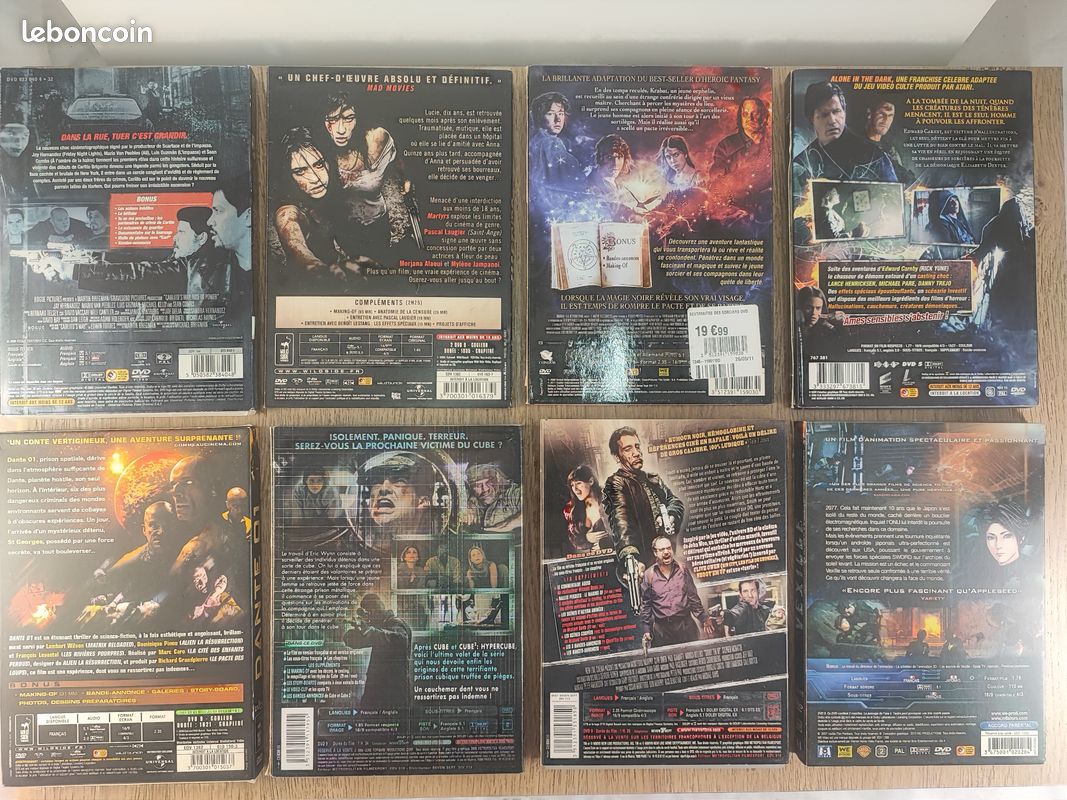 Lot N°4 - DVD Action/Horreur/SF - N°45 à 68 - Fourreaux Cartonnés (image 5)