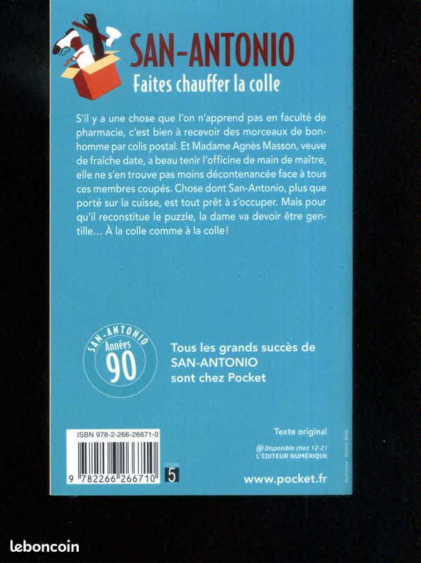 Polars auteurs San-Antonio Faites chauffer la colle (image 2)