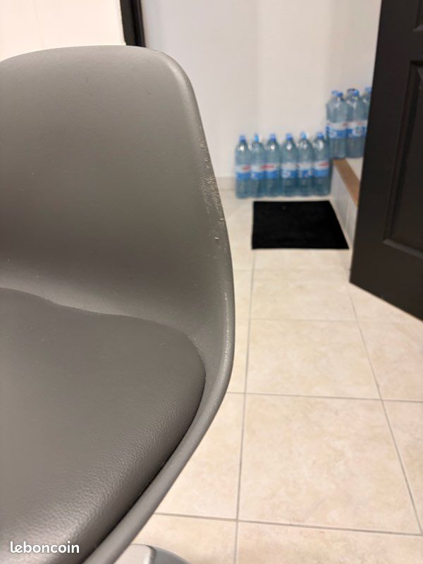 4 Tabouret de bar gris (image 3)