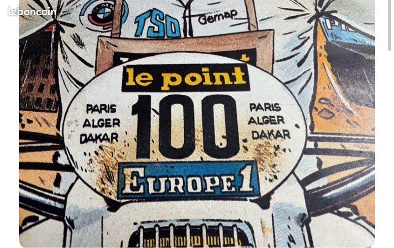 Affiche Paris-Dakar 2018 'Done And Dusted', édition Limitée, état Correct