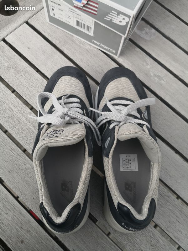NEUF / DEADSTOCK 👟 New Balance M585BG Made in USA - Classic Gris/Marine - US 8 / EU 41.5 avec boîte 👟 (image 3)
