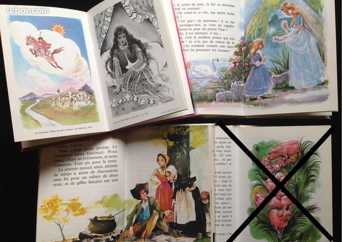 TROIS LIVRES DE CONTES Envoi Possible (image 2)