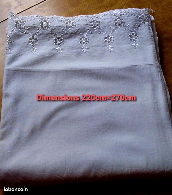 Lot de 3 draps plats (image 4)
