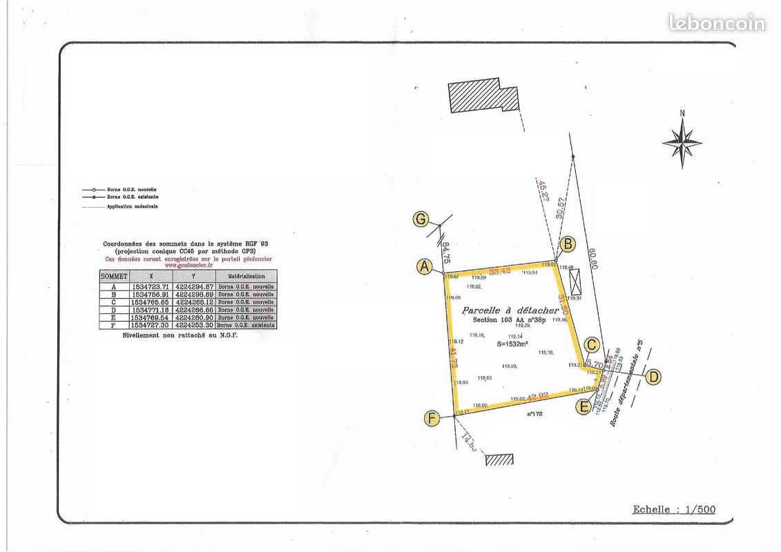 Terrain constructible à vendre – Bassillac-et-Auberoche (Le Change) · à Bassillac Et Auberoche · 36 000 €