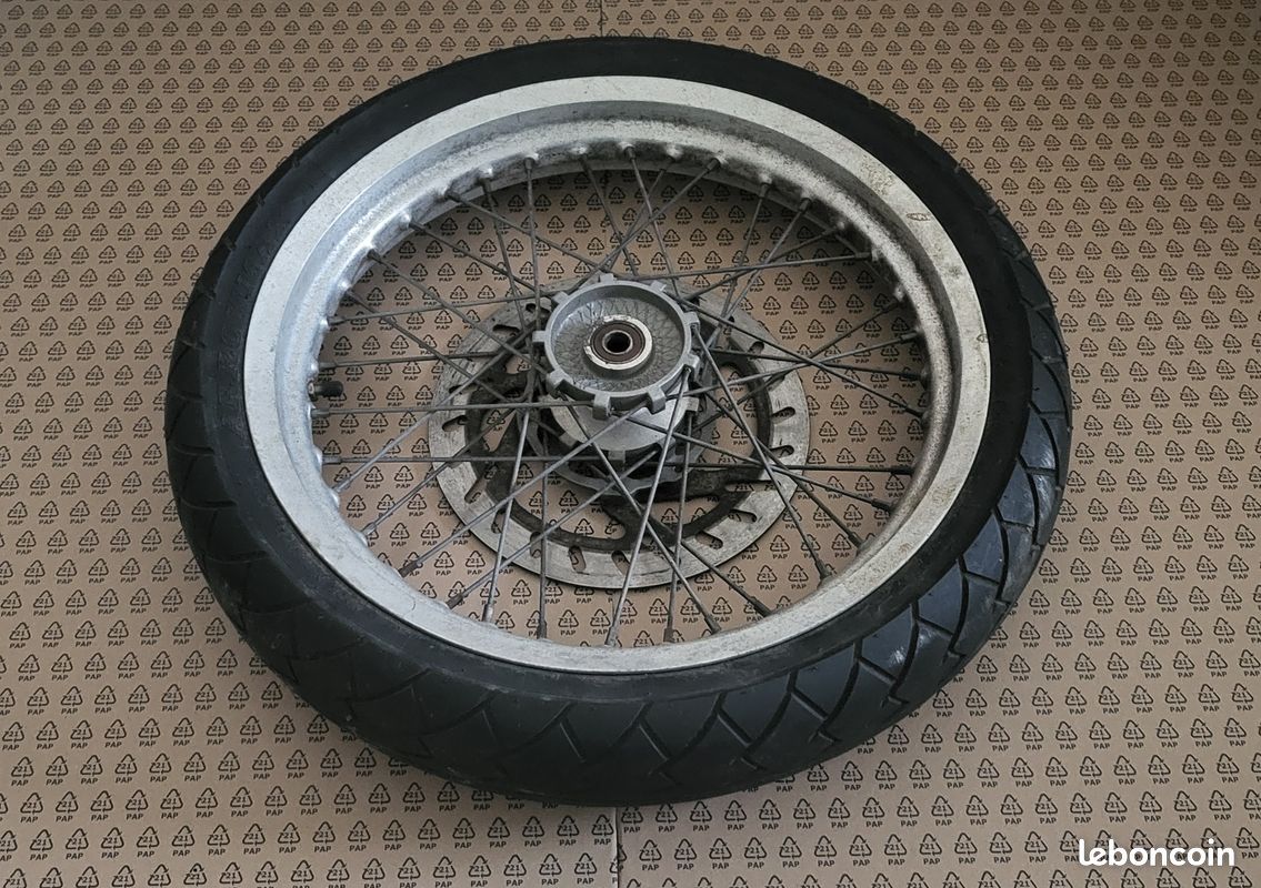 Roue Avant Peugeot 176 AS - Pour Pièces Détachées (mâchoires HS, Rouille) - France