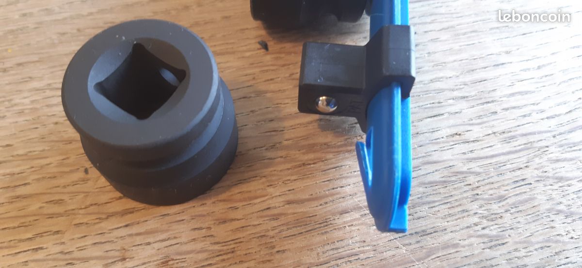 Jeu de 15 douilles extra courtes à chocs sur réglette 1/2", Cr-Mo A-SS (image 4)