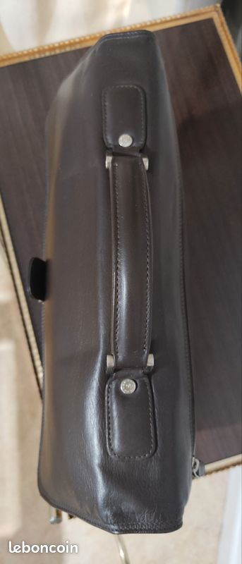 Porte-documents en cuir Gérard Hénon (image 3)