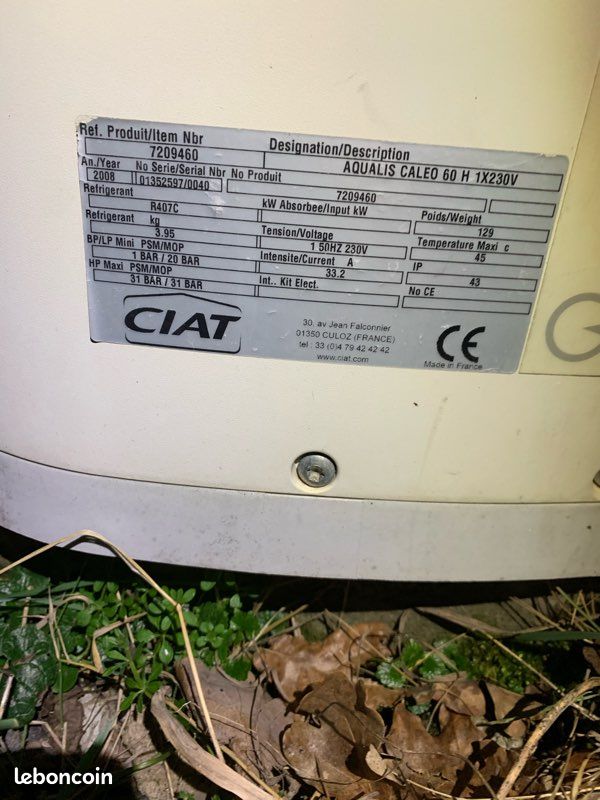 Pac ciat pour pièces (image 2)
