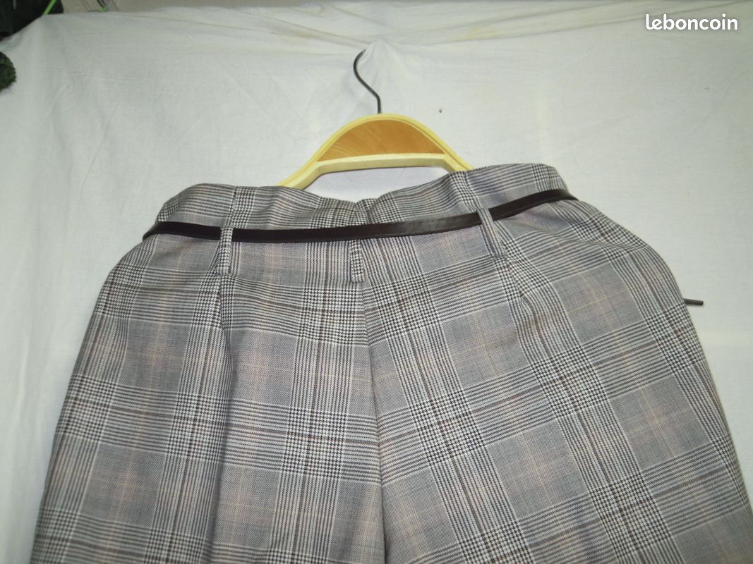 Pantalons droits Nathalie gar?on 36 (S, T1) (image 7)