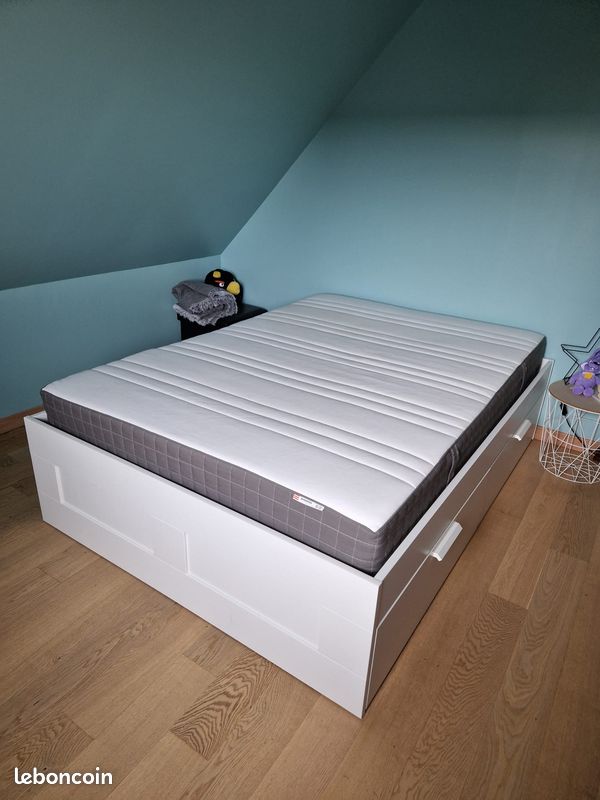 Lit ikea + matelas (image 1)