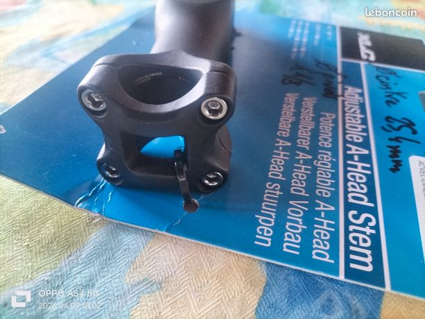 Potence VTT Acier CrMo 1 1/8 Noir – Vintage Années 90, Très Bon état (NOS)