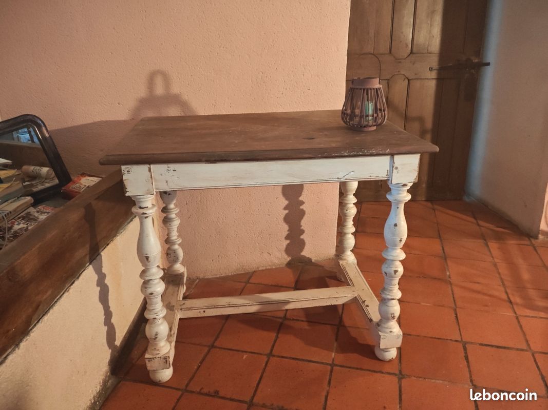 Table en chêne style louis 13 (image 1)