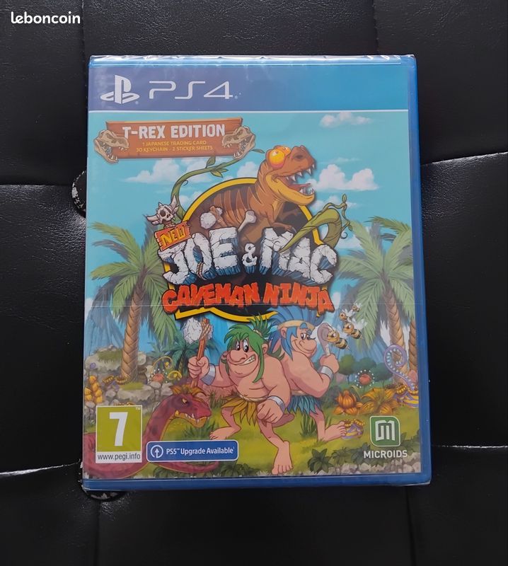 MICROÏDS New Joe & Mac: Caveman Ninja - T-Rex Edition (PS4