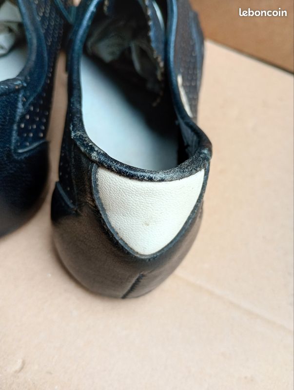 Chaussures de cyclisme ancienne fourrée RIVAT - Made in