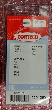 CORTECO 220135S Vis-bouchon, carter d'huile - Équipement moto