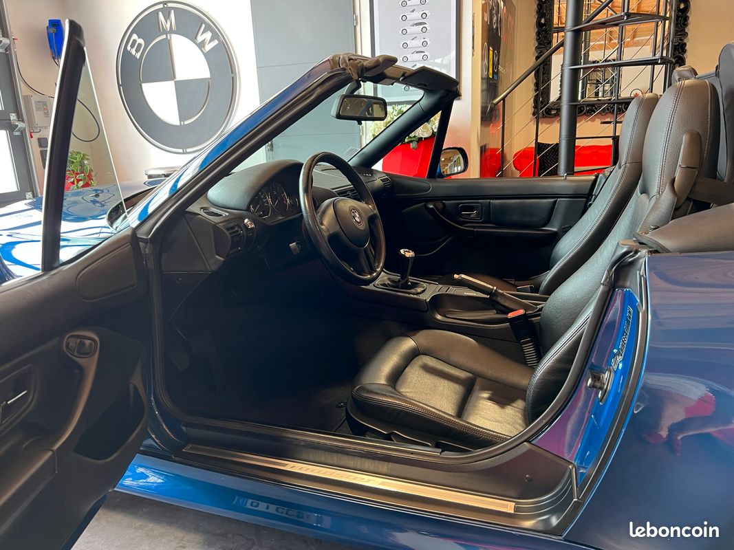 BMW Z3 2.2 6 Cylindres 170cv Phase 2 "Bleu Topaze / Cuir Classique Noir" 04/2001 SEULEMENT 65.000 km "ETAT NEUF" *LIVRAISON POSSIBLE (image 6)