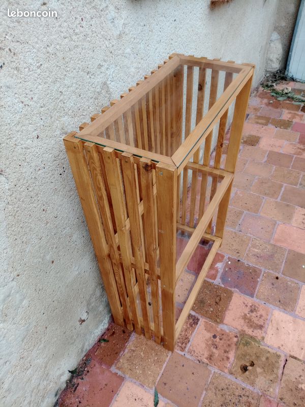 Étagère bois et verre (image 3)
