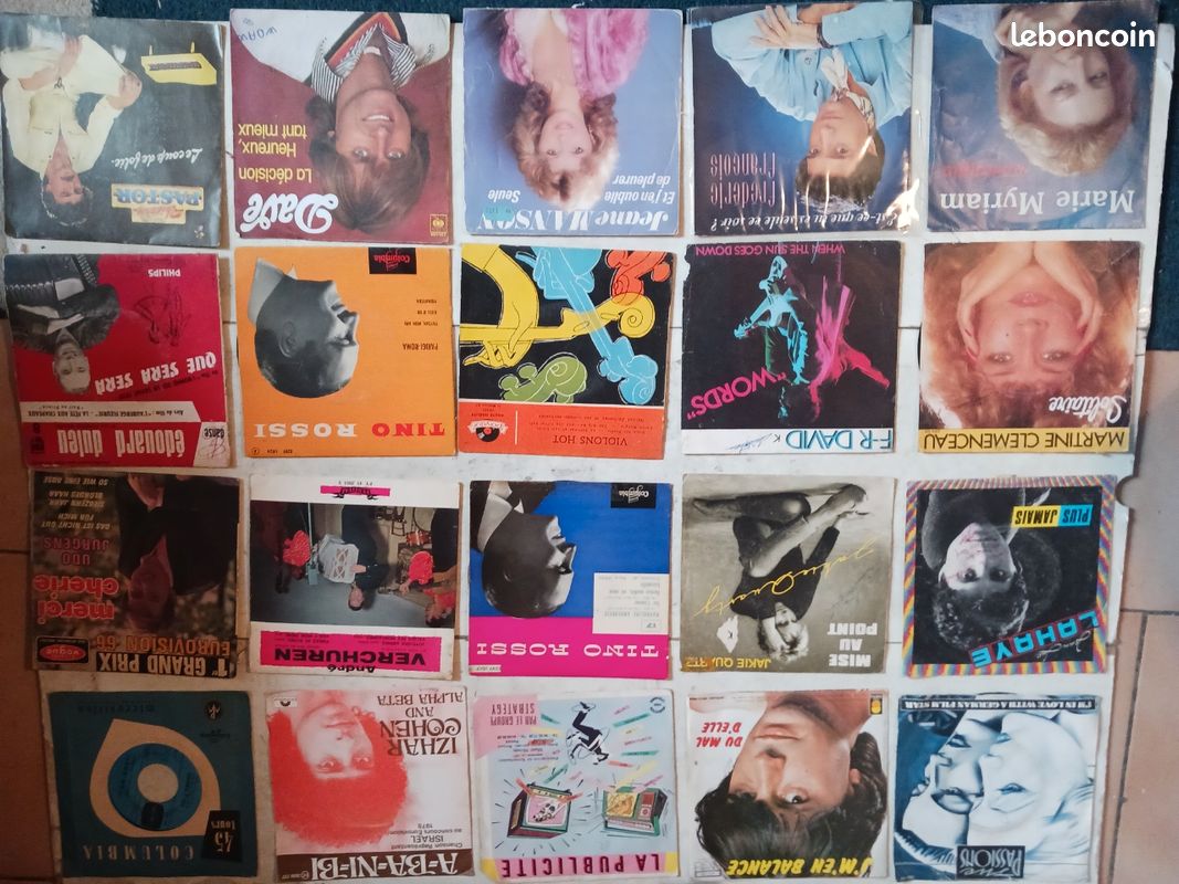 Gros lot vinyles 45 tours année 60-70-80 (image 8)